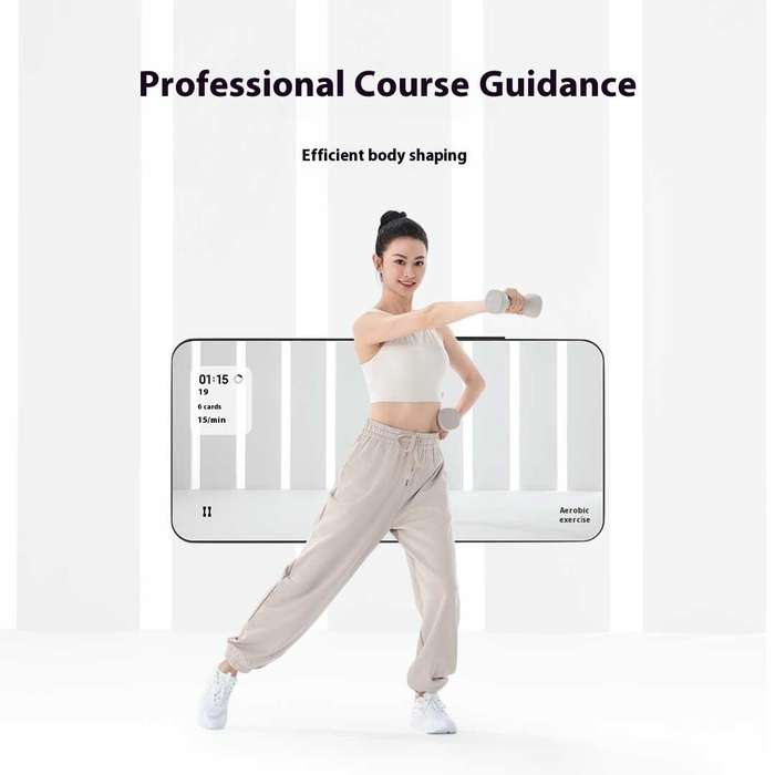 White - XIAOMI Mijia Smart Dumbbell 1kg*2 Intelligent Motion Tracking Training Data Exercise Equipme