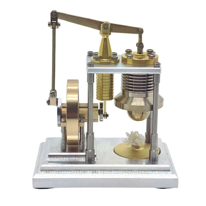OKMO J06D World's Smallest Vertical String Engine Model Smallest Scale Science Discovery Toys