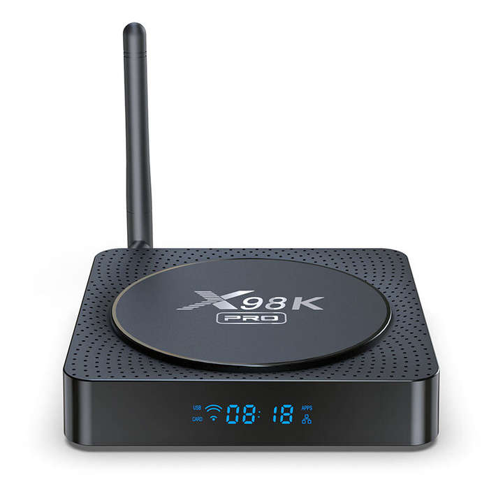 US Plug - X98K Pro 4+32G Android 11 TV Box 8K Ultra HD WiFi 6&bluetooth 5.0 3D HDR Streaming Media P