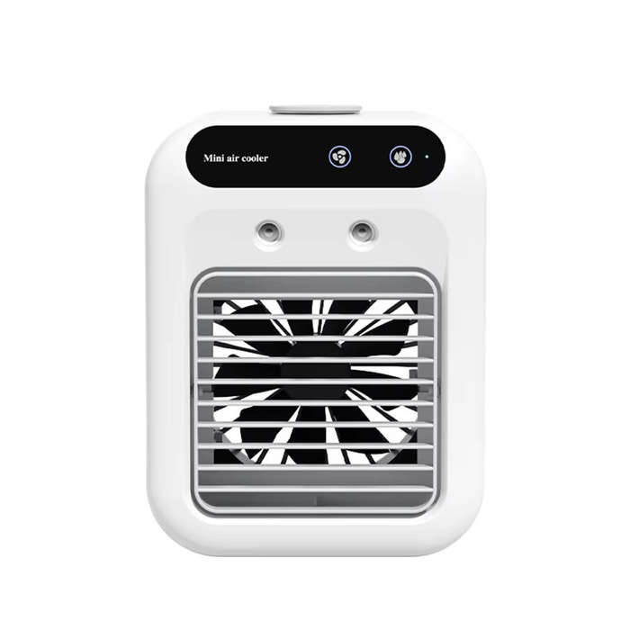 White - Speed Adustable Air Conditioner Cooling Fan 500ml Tank Personal Air Conditioning Air Cooler