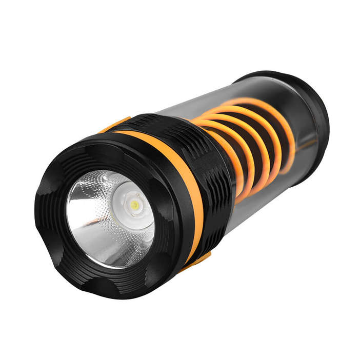Type A - High Power LED Flashlights Versatile Camping Atmosphere Light USB Rechargeable Tent Lamp Ou