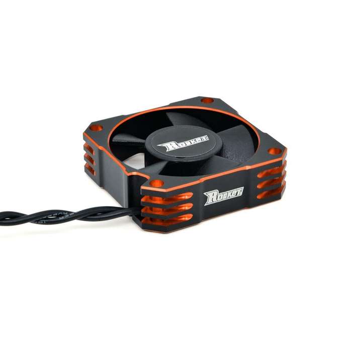 Red+Black - Surpass Hobby Rocket V2 21000Rpm Metal Cooling Fan RC Car Parts 35*35*10mm