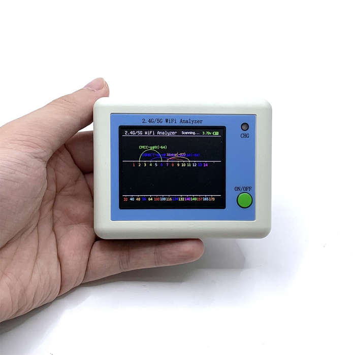White - WIFI Signal Scanner 2.4G/5G WIFI Signal Usage Analyzer Router Management Assistant