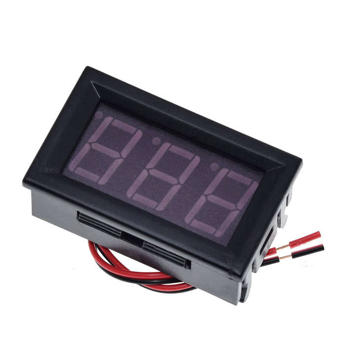 Red - AC 70-500V 0.56inch Two-wire Digital Voltmeter LED Digital Display 2 Wires Red Green Blue Disp
