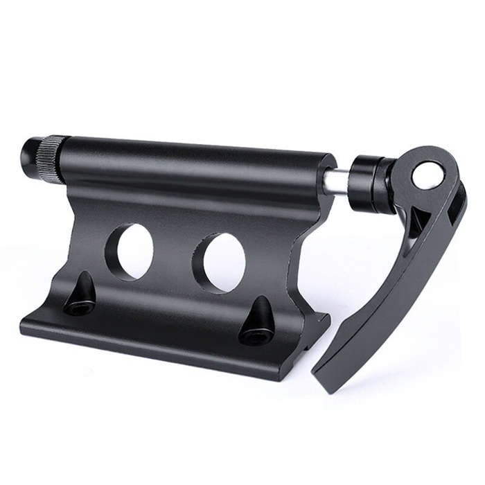 Red - Bike Front Fixing Clip Holder 0.3kg Lightweight Aluminum Alloy Quick-Release Fork Installation