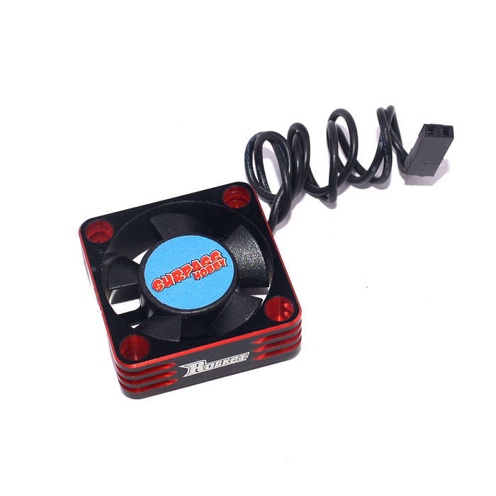 Red - SURPASS HOBBY ROCKET 28000RPM Motor Esc Fan For 1/8 1/10 1/12 RC Car