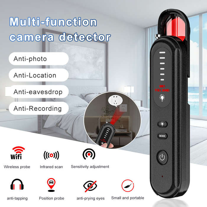 T01 Camera Detectors Wireless WiFi Full Band Signal Detection Anti-photo Camera Device for Car Indoo