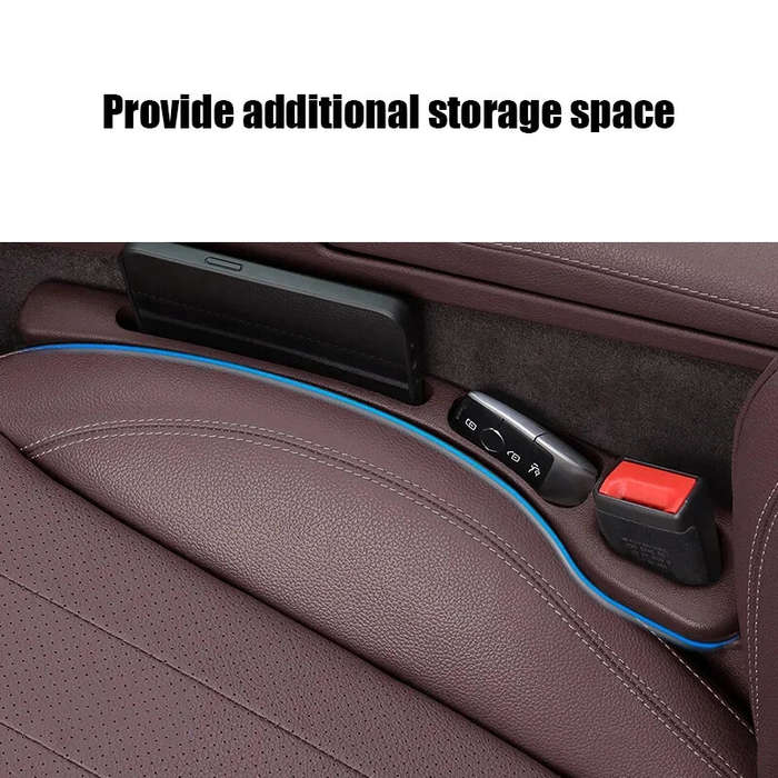 Black - 2pcs Car Seat Gap Plug Filler Car Organizer Storage Box Universal Strip Side Seam Car Gap Fi