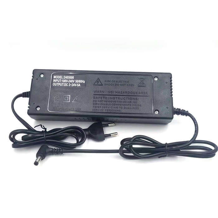 US Plug - Adjustable Voltage Adapter 3-12V8A with Clear Display High Efficiency Power Supply 96W Rat