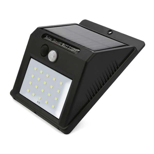 #A - Elfeland Solar Power 20 LED PIR Motion Sensor Wall Light Waterproof Outdoor Path Yard Garden Se