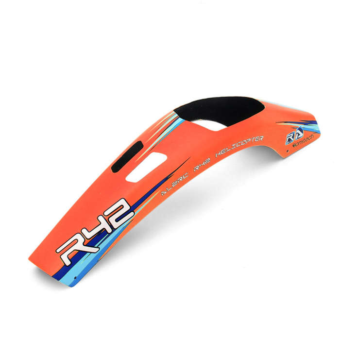 Orange - ALZRC Devil R42 420mm FBL RC Helicopter RC Part Glassfiber Coloured Drawing Canopy