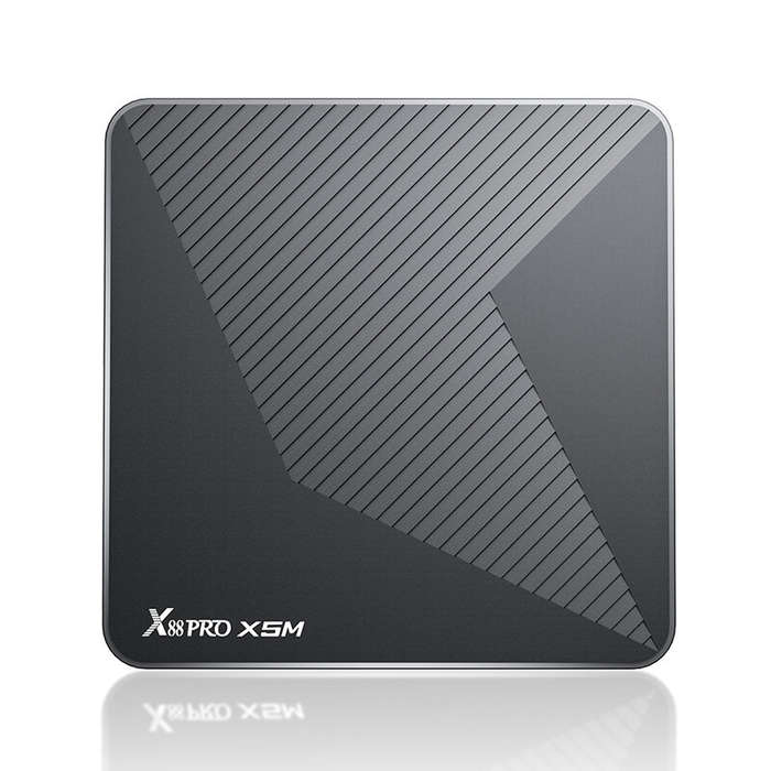 UK Plug - X88 PRO X5M Android 14.0 TV Box 4GB RAM 64GB ROM Amlogic S905X5M Quad-Core Support WiFi6 &