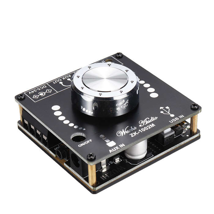 ZK-1002M 100W+100W Bluetooth 5.0 Power Audio Amplifier board Stereo AMP Amplificador Home Theater AU