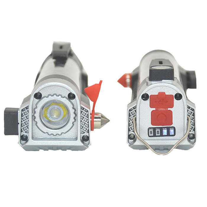 Type 2 - Portable COB Solar Work Light Rechargeable LED Flashlight Super Bright Camping Waterproof C