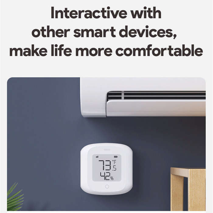 WIFI - Tuya Smart WiFi Zigbee3.0 Temperature Humidity Sensor Indoor Hygrometer Thermometer Detector