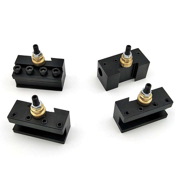 A - Mini Lathe Quick Change Tool Post Holder Set Axa Tool Holder Woodworking Lathe Knife Holder Bori