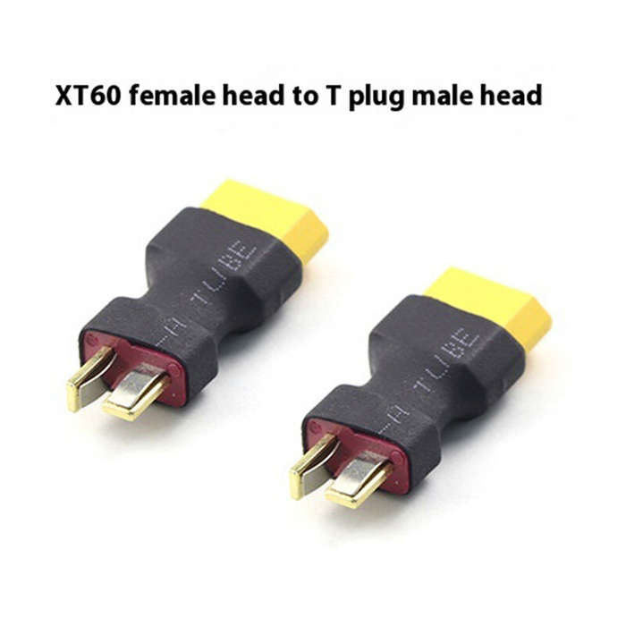 XT60 Female to T Plug Male - 2pcs RC XT60 Male To Deans Plug Female T Connector Adapter for Remote C