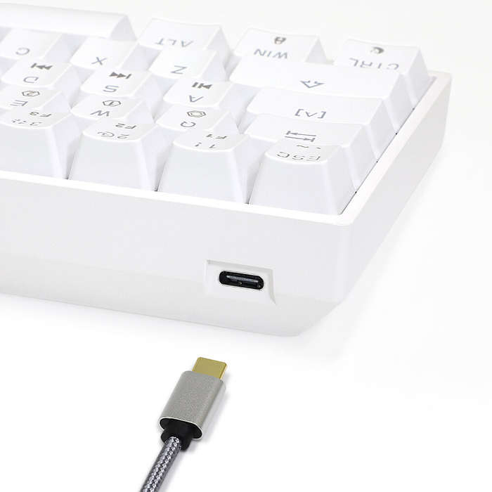 SKYLOONG GK61 Mechanical Keyboard 61 Keys Hot Swappable Gateron Optical Switch RGB Type-C Wired Prog