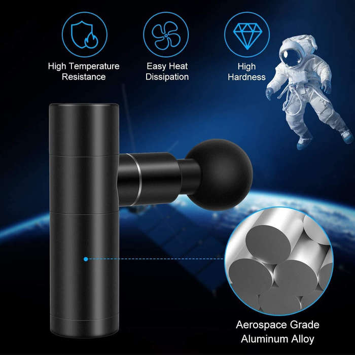 4-Speed Adjustable Mini Fascia Gun Mini Massager Fascia Gun Shock 2800r/Min Muscle Massage Grab Impa