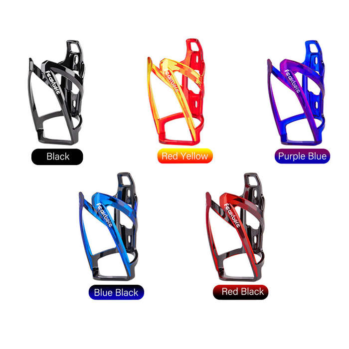 Blue - Lightweight MTB Bike Bottle Holder Colorful Water Bottle Cages Cycling Bottle Bracket Bike Ac