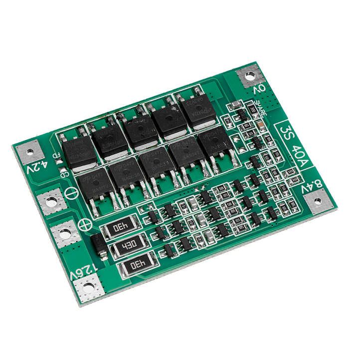 BMS 3S 40A 18650 Lithium Battery Charger Protection Board 11.1V 12.6V PCB for Drill Motor with Balan