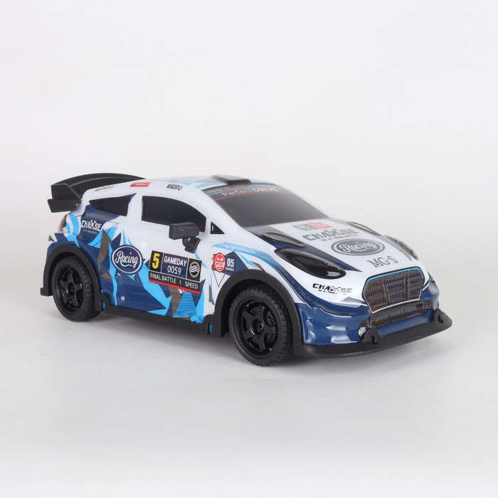 Blue - UJTOYS UJ99-PY385 1/18 2.4G 4WD Drift RC Car Mini Race LED Light Radio Control High-Speed Mot