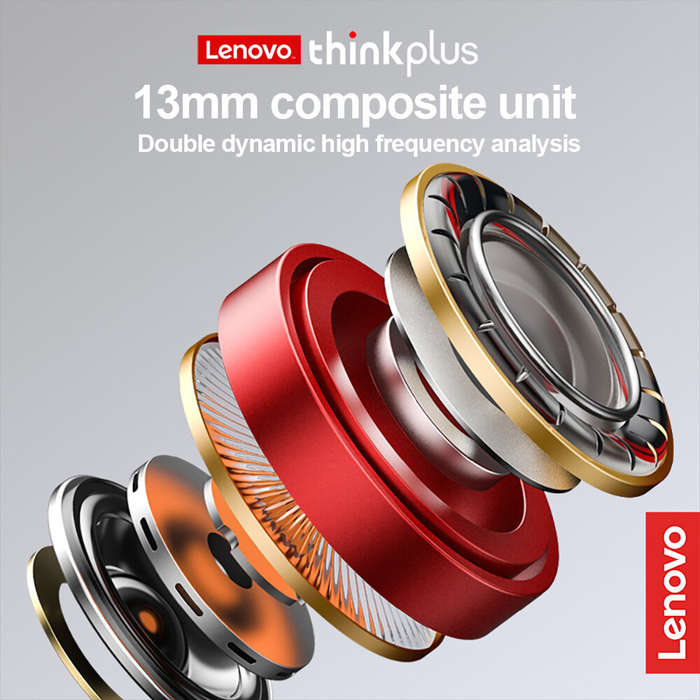 [New Upgarded]Lenovo LP2 TWS bluetooth 5.0 Earphone HiFi Stereo Bass AAC HD Audio ENC Noise Cancelli