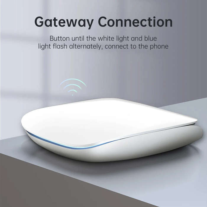 White - Tuya Zigbee3.0 bluetooth Wireless Gateway Hub Smart Home Linkage Bridge APP Wireless Remote