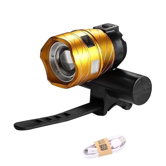 Black - Bike Light Front Bike Light Bike Horn Light Bicycle Cycling Waterproof Multiple Modes Super