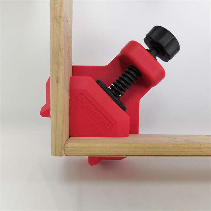 4 Packs T-Shape 90 Degree Woodworking Auxiliary Clamping Tool Adjustable Clamp 26mm Dual Side Hold 2