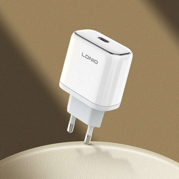 EU Plug - [GaN Tech] LDNIO Q1415 45W 1-Port USB PD Charger USB-C PD PPS Fast Charging Wall Charger A