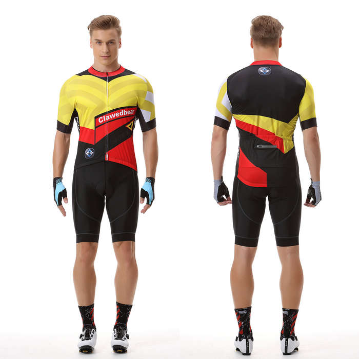 3XL - XINTOWN Men's Cycling Short Sleeve Shirt Quick-Drying Moisture Wicking Fabric with Various Col