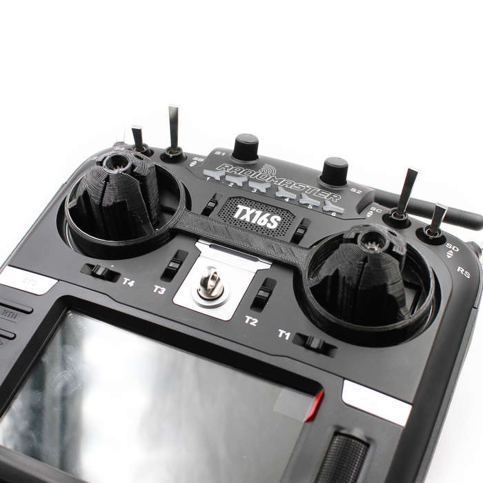 Black - URUAV 3D Printing Gimbal Stick Ends Rocker Head Protector for Radiomaster TX16S Radio Transm