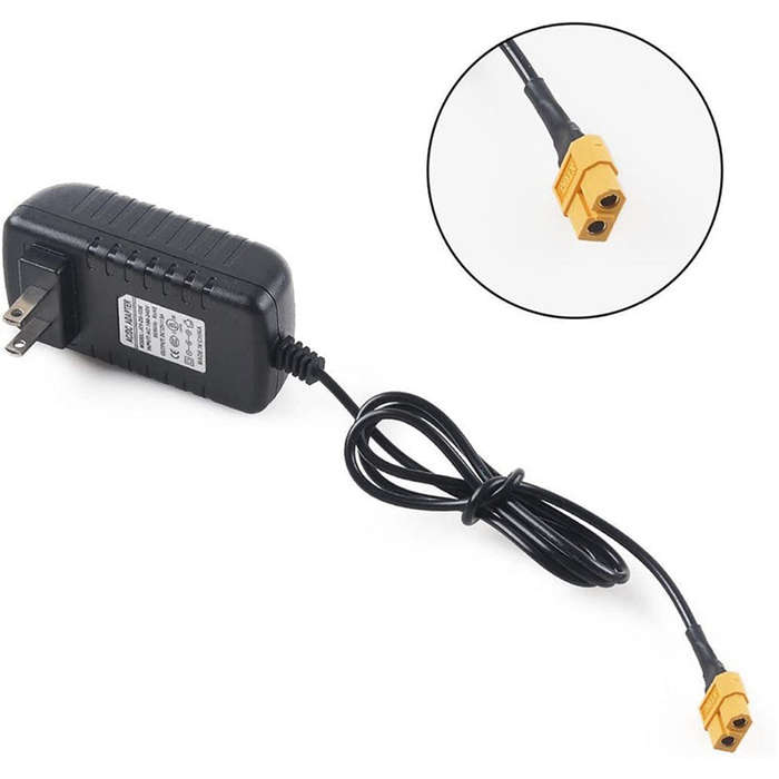 UK Plug - SEVENCHIP AC to DC Power Adapter 12V 3A XT60 Plug for Strix Charger Etc