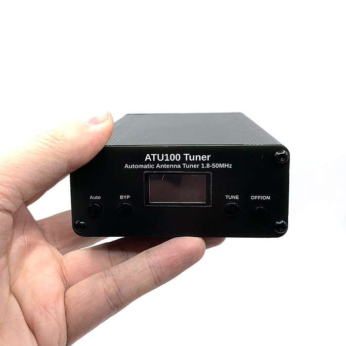 Black - ATU-100 Automatic Antenna Tuner 100W HF Auto Antenna Tuner by N7DDC V3.2