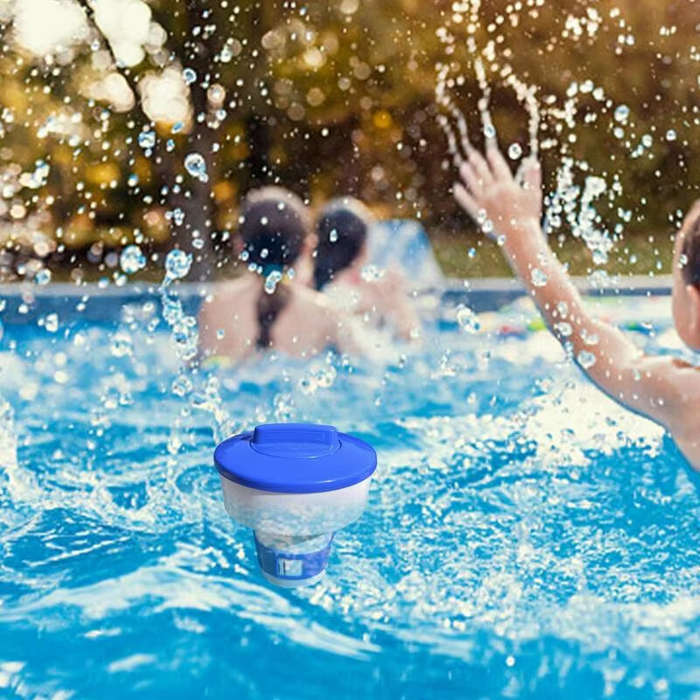 1pcs - Pool Chlorine Dispenser Floating Chlorine Dispenser Large Capacity Pool Tablet Floater For Ch