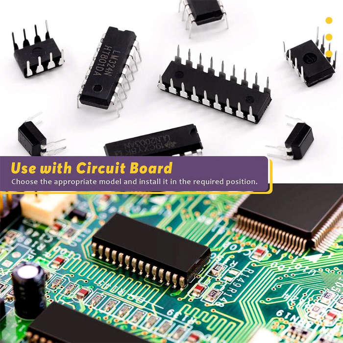 Kit - 40Pcs 74HCxx 74LSxx Series Logics IC Assortment Kit Low-Power Schottky 20 Types with Storage B