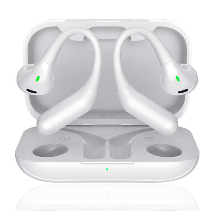 White - AIR6 Smart AI Translation Earbuds Wireless bluetooth Earphone 360 Panoramic Sound AAC Audio