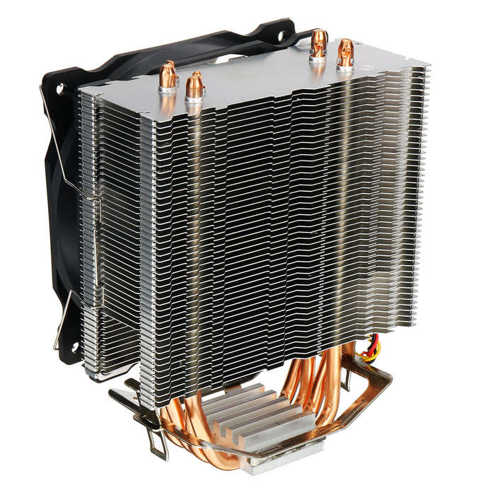 SNOWMAN CPU Cooler Master 4 Pure Copper Heat-Pipes Freeze Tower Cooling System CPU Cooling Fan with