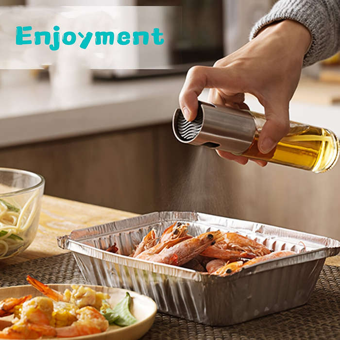 2Pcs - 2 Pieces Cooking Oil Sprayer Olive Oil Kitchen Oil Spray Bottle Portable Kitchen Dispenser fo