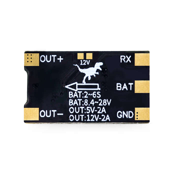 Black - HGLRC 5-12V BEC Step-down Module 12.1mm*21mm for RC Drones FPV Racing
