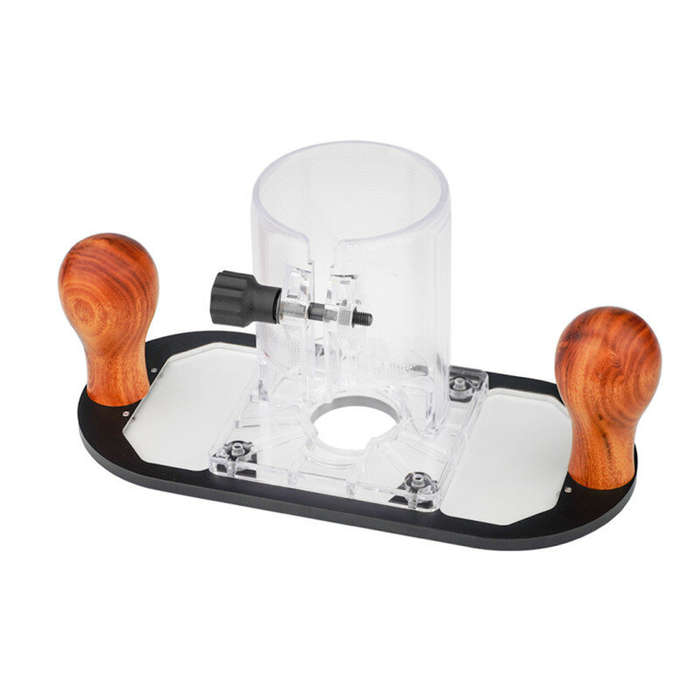 GANWEI Wood Router Base for Edge Guide Woodworking Trimming Machine Milling Groove Flip Milling Base