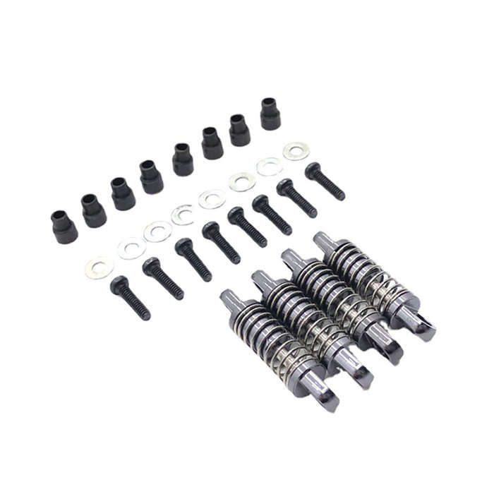 Red - 4PCS Upgraded Metal Shock Absorbers Dampers for Wltoys 1/28 284161 284010 284131 K969 K979 K98