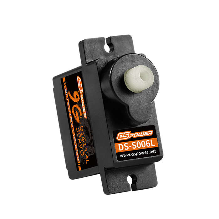 Black - DS-S006L 9G High Torque Digital Servo 180 Operating Angle for RC Robots Drones and Aircraft
