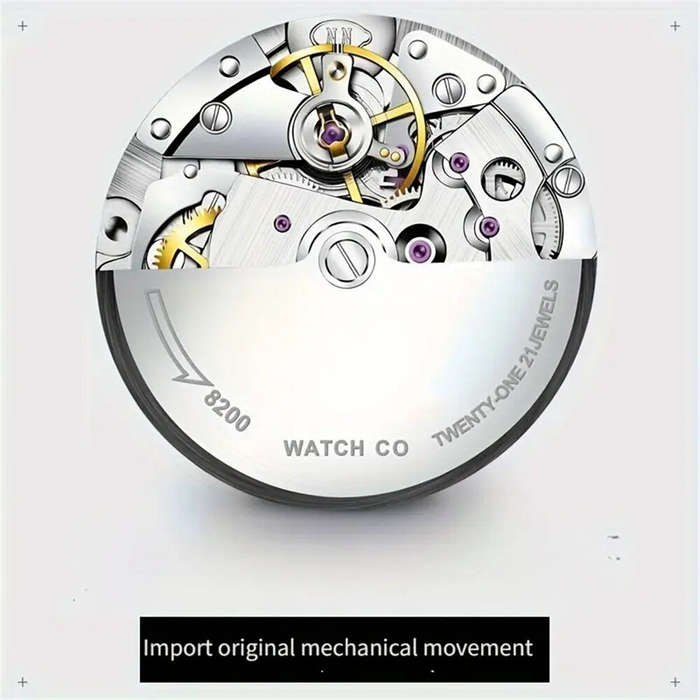 Black - AIYISHI Men Business Watch Waterproof Automatic Quartz Watches Luminous Double Date Wristwat