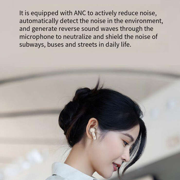 Grey - EDIFIER Z3 Pro TWS Wireless Earphone ANC bluetooth Earbuds Stereo 26H Battery Life Low Gaming
