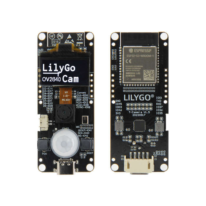 LILYGO T-Camera-S3 ESP32-S3 Development Board 2MP HD Camera 0.96 inch OLED 16MB Flash WiFi bluetooth