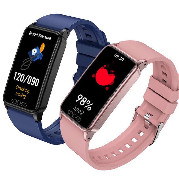 Pink - TK71Pro 1.47inch HD Screen Uric Acid Blood Lipids Blood Glucose Measurement Heart Rate Blood