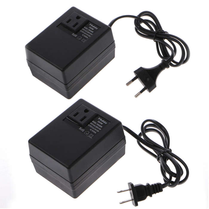 US Plug - 300 Watt Voltage Converter Transformer Step Down 220V To 110V Converter