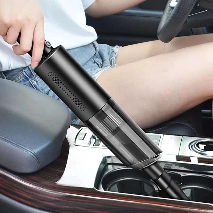 White - AIPINYUE 120W Cordless Handheld Vacuum 6000PA High Suction 4.0ah Portable Mini Cleaner Wet &